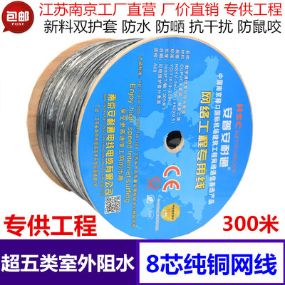 安普超五類(lèi)室外純銅阻水網(wǎng)線 防水工程與遠(yuǎn)距離監(jiān)控的可靠選擇